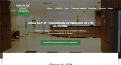 Desktop Screenshot of clinicadaatm.com.br